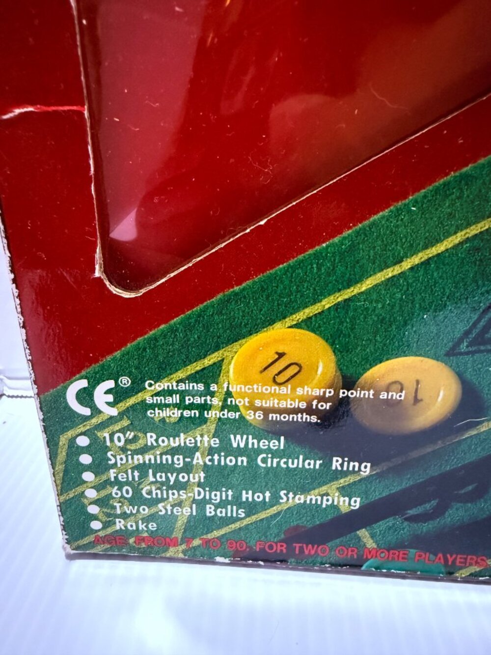 **Open Box** Deluxe 10" Roulette Set Complete In Box Rake Casino Game - Picture 2 of 6